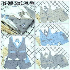 Two Mix Baju Pesta Bayi Laki Laki 0 - 6 bulan dj487