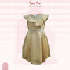 Two Mix Baju Anak Perempuan - Dress Anak Cewek Fashion Bahan Satin Usia 1-12 Tahun Y874